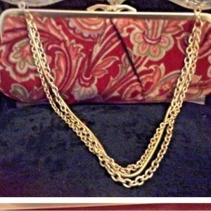 Valerie Steven vintage velvet paisley print handbag clutch